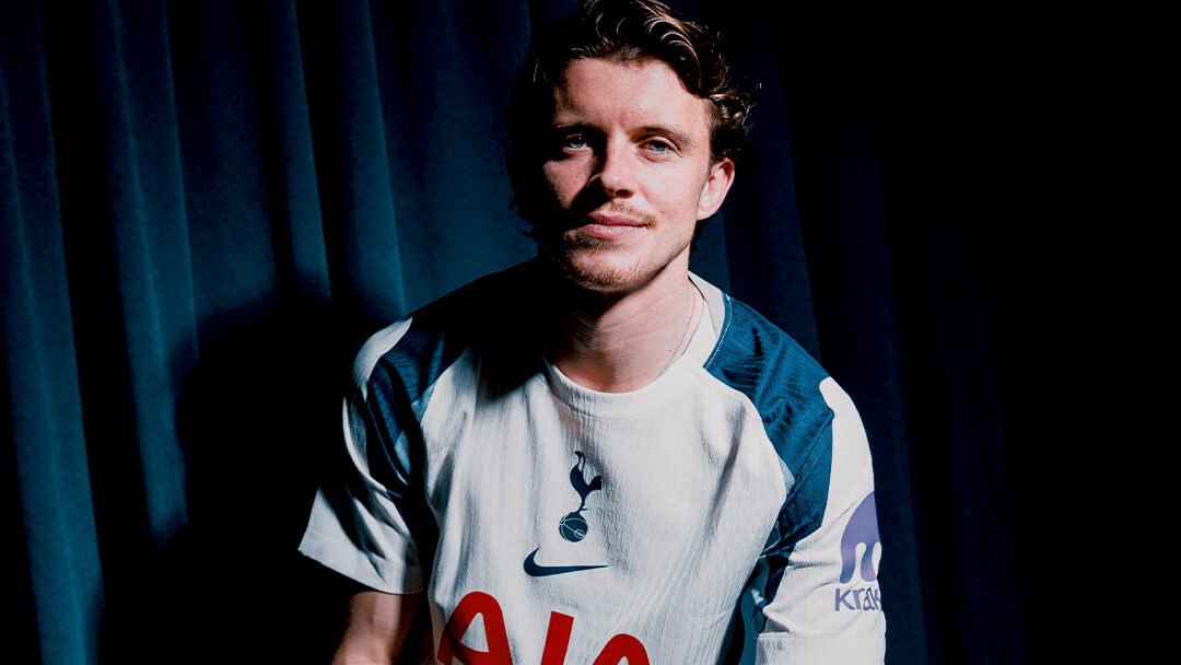 Conor Gallagher, en sus primeros días como jugador del Tottenham.