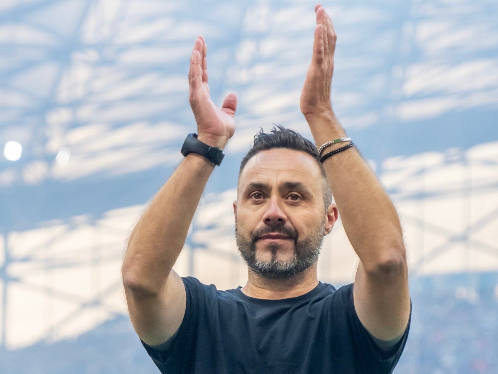 Roberto De Zerbi, nuevo entrenador de los Spurs/ Vía X: @OM_Officiel