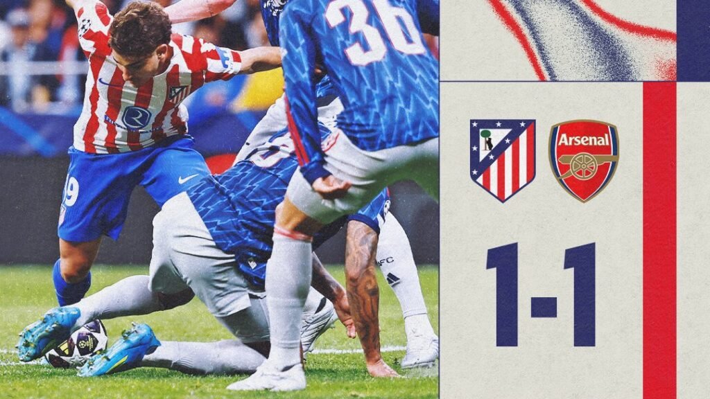 Atlético de Madrid 1-1 Arsenal