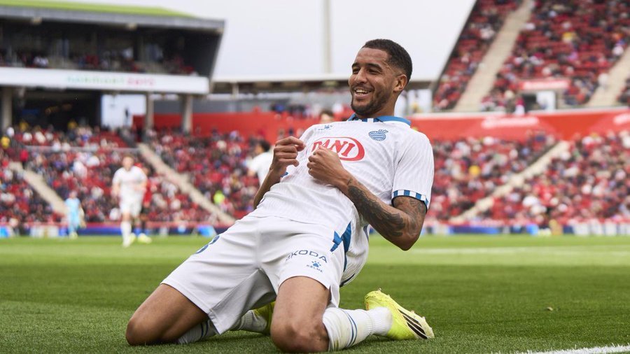 Pickel celebrando un gol