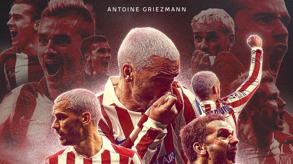Antoine Griezmann disputará ante el Girona su último partido en el Metropolitano como jugador del Atlético de Madrid