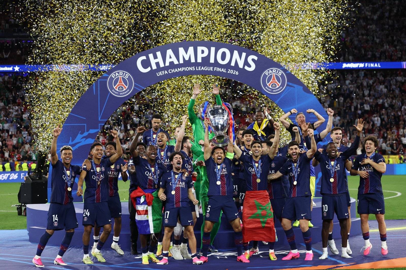 El PSG conquista la Champions League a penaltis/ Vía X: @ChampionsLeague