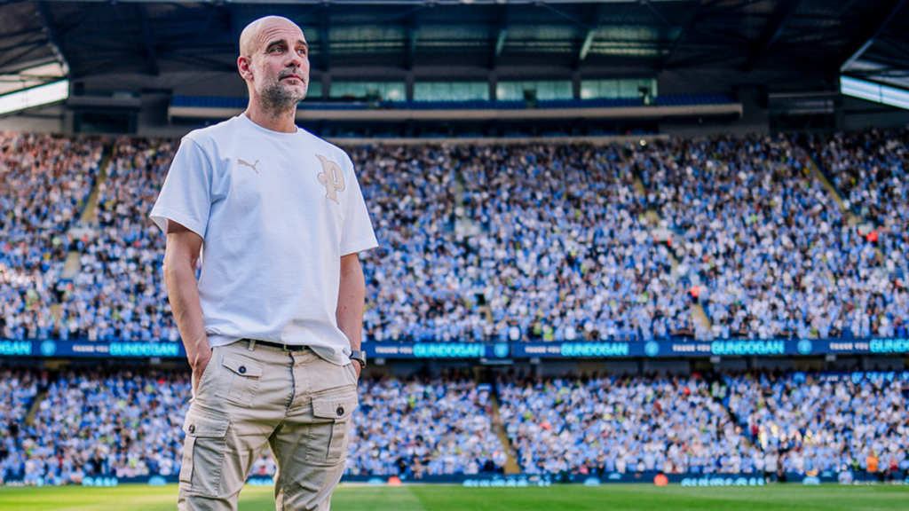 Pep Guardiola / Vía:@ManCity