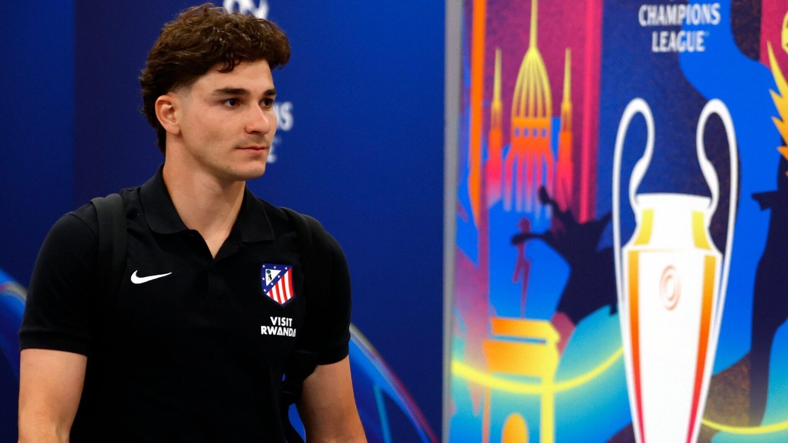 Julián Álvarez, en un encuentro de Champions.