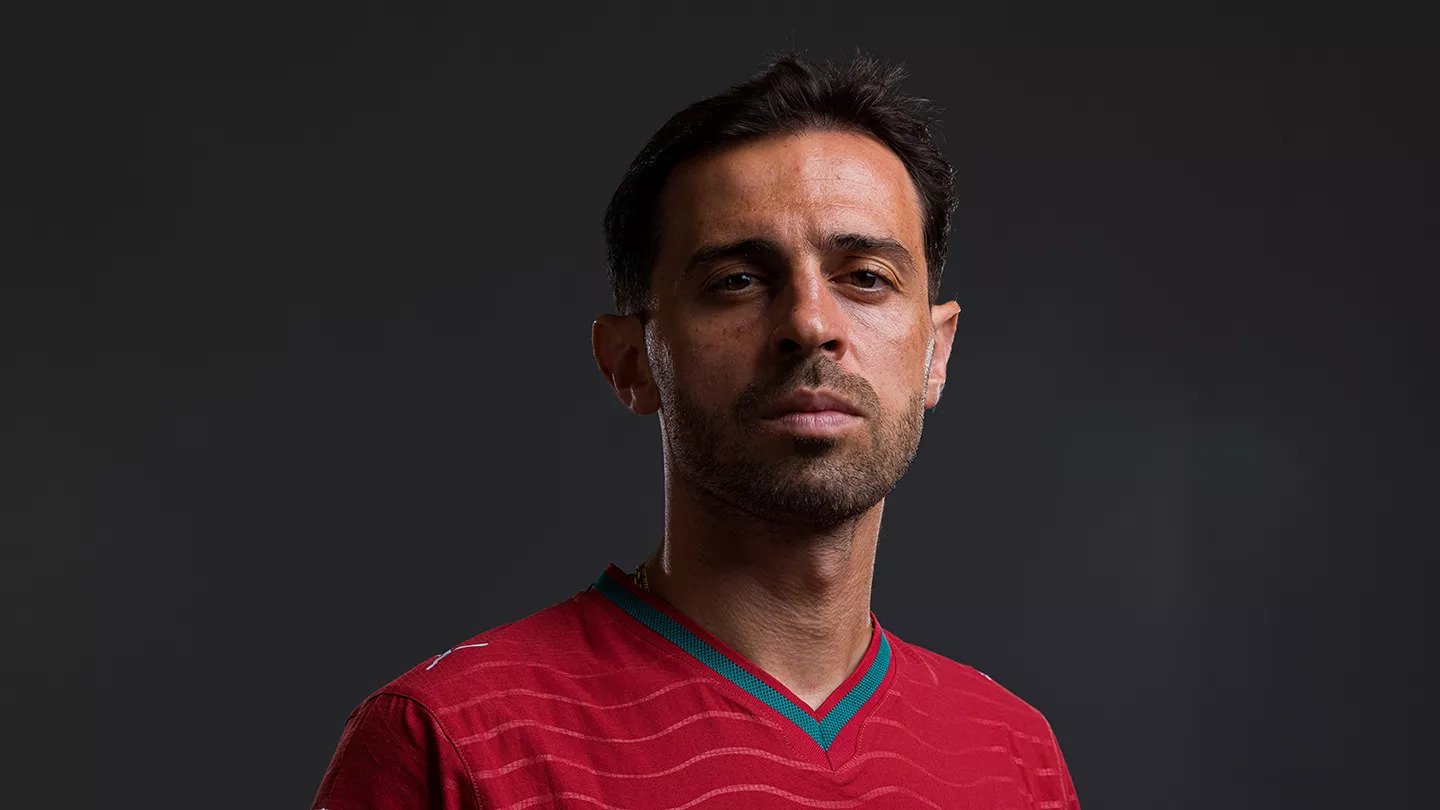 Bernardo Silva con la camiseta de la selección de Portugal. Vía X: @Realmadrid