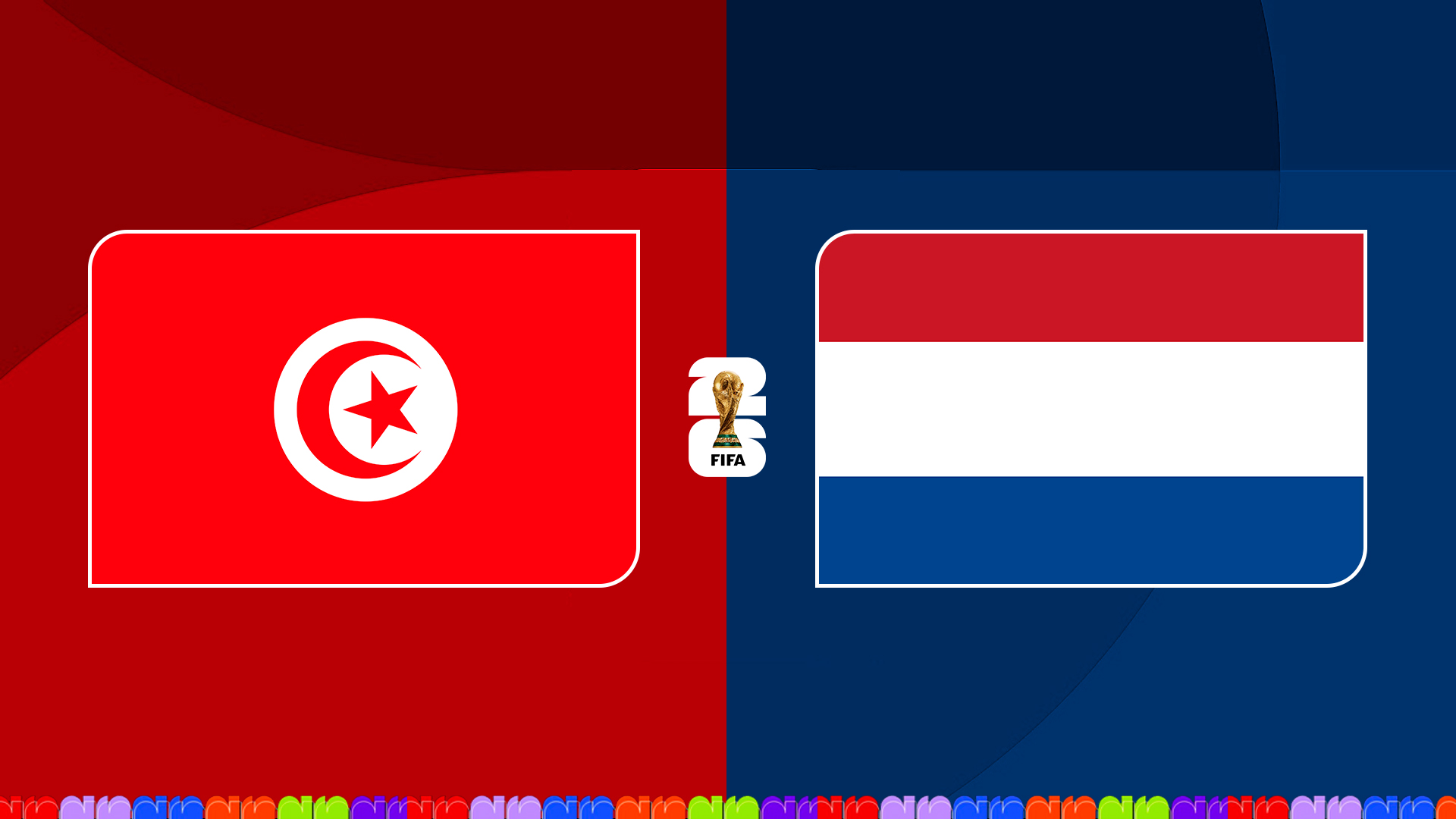 Túnez vs Holanda