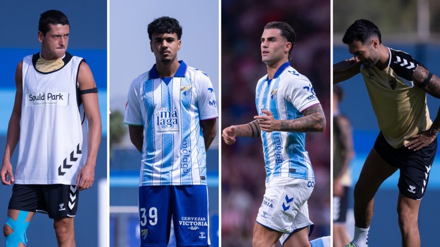 4 jugadores del Málaga