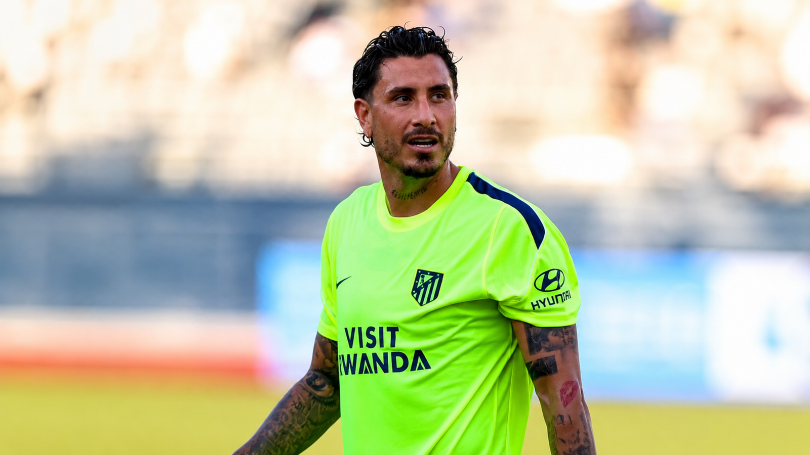 Giménez, durante un partido | Foto: Atlético de Madrid